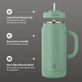 thumbnail image 4 of TAL 64oz Stainless Steel Hudson Tumbler with Straw, Sage, 4 of 9