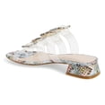 thumbnail image 4 of Cecelia New York Lincoln Slide Sandal Rainbow Slip On Clear Transparent Mule (Rainbow Multi Snake, 7.5), 4 of 7