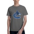 thumbnail image 1 of Vancouver Canucks Fashion Men'S Short Sleeve T-Shirt Deep Heather Large, 1 of 5
