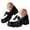 White, variant on Tassel Platform Loafers for Men Leather Slip on Fashion Business Dress Shoes with Chunky Lug Sole Low Top Work Office Casual Loafer Size 7‑11
