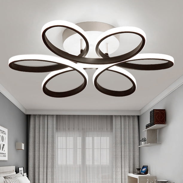 Luz De La Sala De Estar Lámpara Accesorio de de techo de flores modernas 3000K-6000K 12W para comedor Cocina Vestíbulo