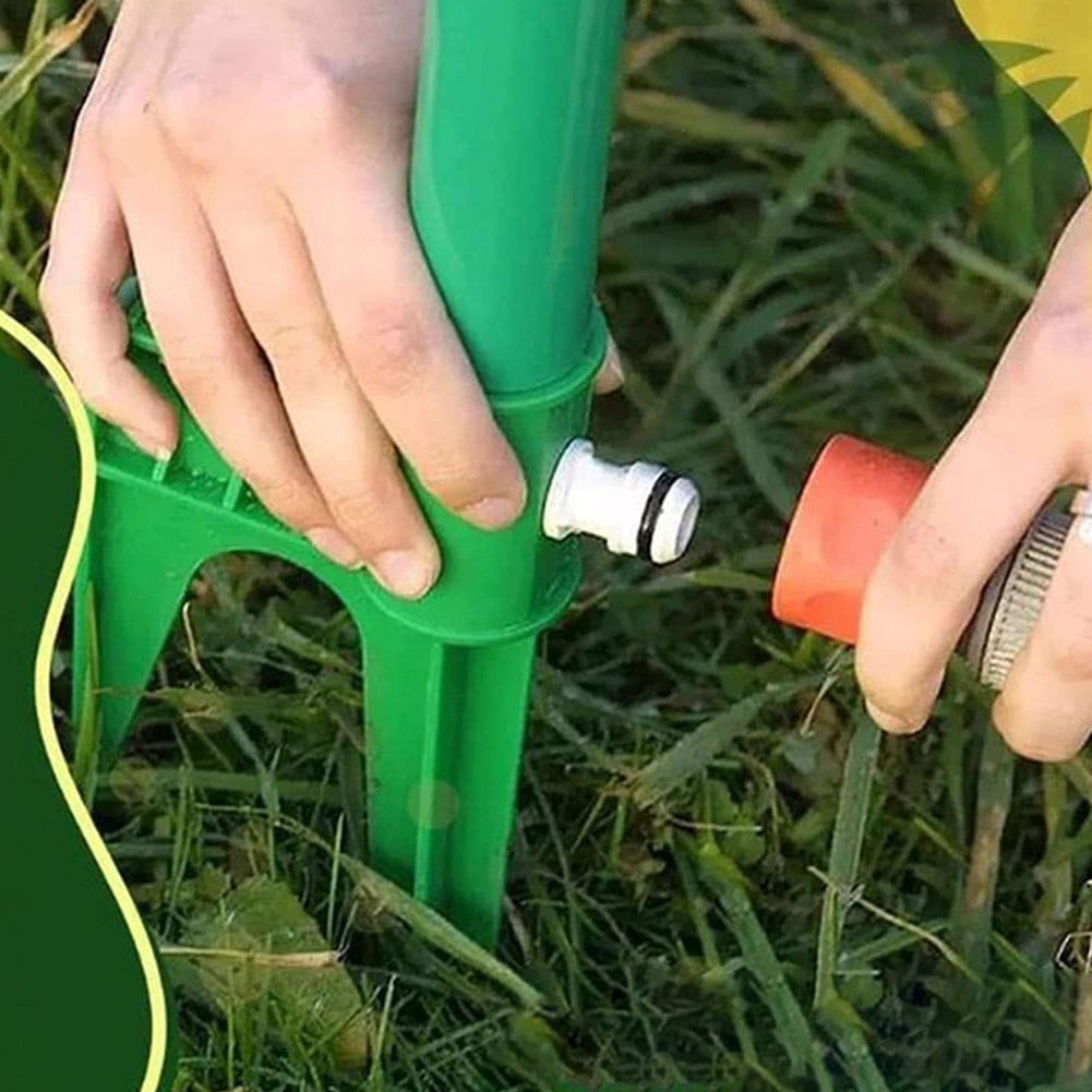 RichLink Dancing Daisy Garden Sprinkler: 720° Rotating Water Feature for Lawn Fun!