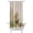 White-215, variant on Southwestern Boho Shower Curtain, Waterproof Fabric Featuring Desert Cactus Art and Minimalist Botanical Cactus Prints, Includes Hooks for Home or Rental Bathrooms