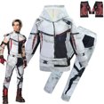 thumbnail image 2 of Ropa para niños Descendientes 3 Carlos Disfraz de cosplay para niños Zentai Ropa de fiesta divertida con guantes Sudadera con capucha + Conjuntos de pantalones, 2 of 5