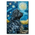 thumbnail image 3 of Bergamasco Sheepdog Dog Starry Night Canvas Wall Art Prints, Dog Art Canvas Painting Poster,Pet Canvas Painting Puppy Artwork 8x12 inches, 3 of 6