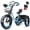 Blue, variant on ESKUTE T300 Pro Adult Electric Tricycle with Reverse, E Trike,998.4Wh Battery, 20" x 4.0" Fat Tires, Foldable 3 Wheel Electric Bike, Black with Oversized Seat, UL2849