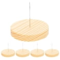 thumbnail image 1 of 5Pcs Doll Stand Needle Wood Base Doll Stands Needle Felting Doll Display Holders for Felting Animal Dolls, 1 of 3