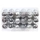thumbnail image 2 of Ounissouiy 30 piezas de bolas de Navidad adornos inastillables decoraciones para árboles de Navidad juego de bolas colgantes para decoración de fiesta de Kits de decoración para fiestas plata, 2 of 6