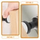 thumbnail image 3 of unbranded 4Ud Fijadores Resistentes Para Estructura De Negro Contra Movimientos Y Daños En Pared, 3 of 8