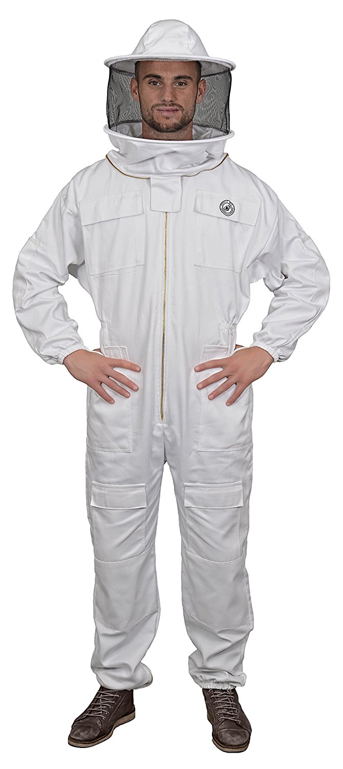 Humble Bee 411 Polycotton Beekeeping Suit with Fencing Veil