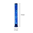 thumbnail image 4 of 3.4 Ft LED Bubble Tube Lamp -  Fake Fish Tank Bubble Light - 8 Color Lights/Remote Control, 4 of 10