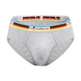 thumbnail image 2 of Sngxgn Men's Briefs, Soft and Breathable Underwear with ComfortFlex Waistband(Grey,XL), 2 of 4
