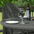 thumbnail image 3 of Highwood's 48" Round 5-pc Hamilton Dining Set - Counter Height, Outdoor, Eco-friendly, Synthetic Wood, 3 of 10