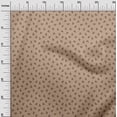 thumbnail image 3 of oneOone Polyester Spandex Light Brown Fabric Fern Leaves Craft Projects Decor Fabric Printed By The Yard 56 Inch Wide, 3 of 5