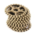 thumbnail image 1 of Colgantes de rueda dentada Steampunk vintage, 10 unidades de latón, 1 of 7