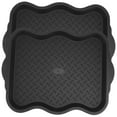 thumbnail image 4 of UPOUART Set of 2 Black Plastic Boot Trays Shoe Storage Mats for Entryway Indoor and Outdoor Use Multipurpose, 4 of 8