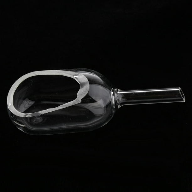 15pcs Clear Glass Weighing Funnels & Boats - Lab Grade For Accurate Sample Transfer