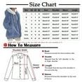 thumbnail image 3 of TQWQT Fleece Jacket Women, Womens Winter Hooded Cardigan Fuzzy Fleece Coat Zipper Long Sleeve Splicing Color Warm Plush Jacket Outwear Plus Size Khaki XXXXL, 3 of 6