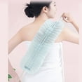 thumbnail image 3 of 2-in-1 Shower Pouf & Back Scrubber, Exfoliating Washcloth Towel with Suction Cup - Body Scrubber Exfoliator, Loofah Sponge, Men Women Net Sponge Rag for Use in Shower Bath Shower Scrubber, 3 of 6