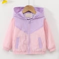thumbnail image 5 of Kids Back to School Lightweight Jackets Zip up with pockets Coats Boys Girls Sport Windproof Outerwear Outdoor Raincoat with Hood, 5 of 6
