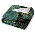 thumbnail image 2 of Yibo Boho Paisley Flowers Blanket Flannel Soft and Comfortable Anti-static Bed Sofa Blanket, 2 of 9