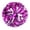 Hot Pink, variant on Pack of 2 Cheerleading Pom Poms 12.6 inch Foil Plastic Metallic Cheerleader Pom Poms for Cheer Sport Team Spirit Cheering, Sports Games Props and Colored Room Decor .