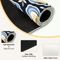 thumbnail image 3 of Mahjong Mat 31.5" x 31.5" Abstract Oyster Shell Blue Beige White Layers Dark Non-Slip Noise Reduction Mahjong Tiles Table Cover for Dominoes Poker Card Board and Tile Games, 3 of 6