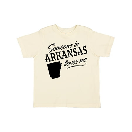 

Inktastic Someone in Arkansas Loves Me Gift Toddler Boy or Toddler Girl T-Shirt