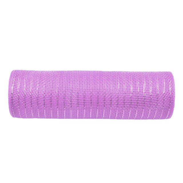 Gkeoshab Office&Craft&Stationery Poly Mesh Ribbon With Metallic Foil Each Roll For Wreaths Swags Bows Wrapping And Decorating Home & Garden