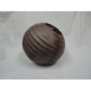 10" BROWN CHINESE PAPER LANTERNS 10 COUNTS