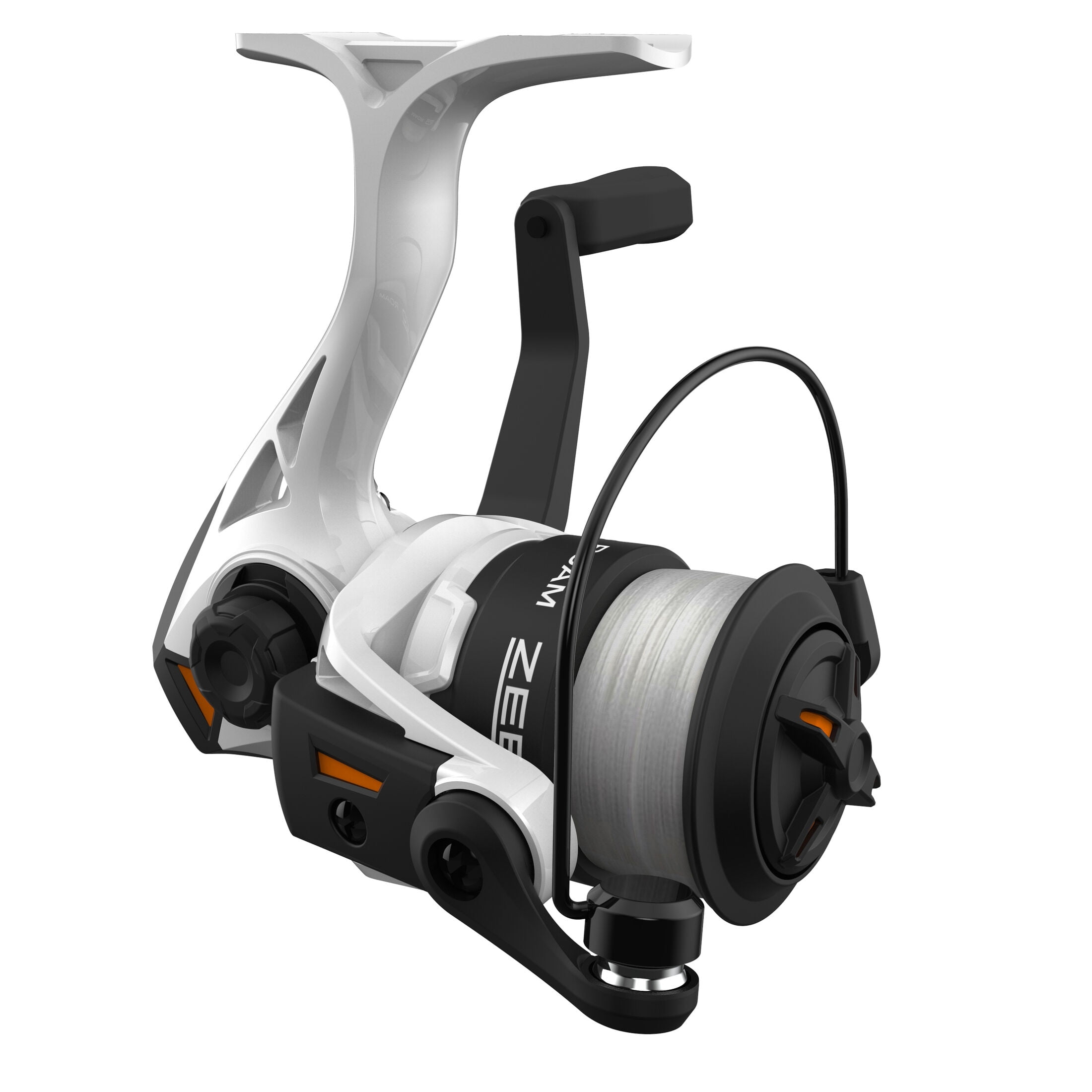Zebco Roam Spinning Reel and Fishing Rod Combo, 6-Foot 2-Piece Rod, Size 20 Reel, Orange