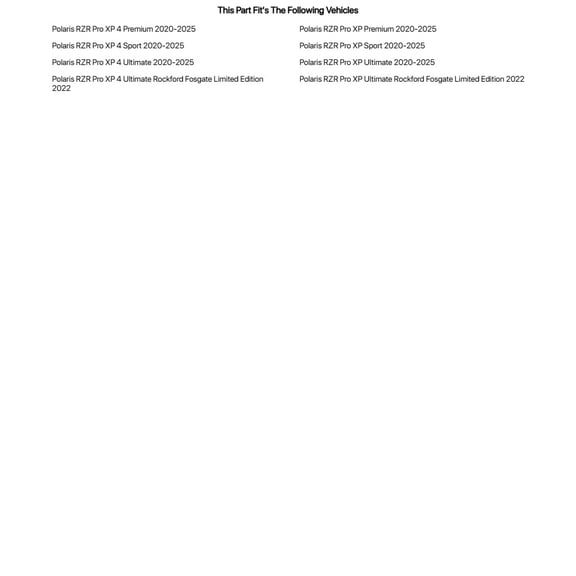 Tusk Spare Tire Carrier For Polaris RZR Pro XP 4 Ultimate 2020-2025