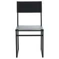 thumbnail image 5 of SAFAVIEH Layne Modern Style Dining Chairs, Black, Set of 2 (18 in. W x 18.8 in. D x 35 in. H), 5 of 13