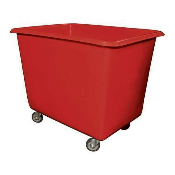 Royal Basket Trucks Cube Truck,1 cu. yd.,800 lb. Cap,Red G12-RDX-PGA-4UNN
