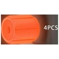thumbnail image 6 of Luminous Car Tire Stem Caps Universal Orange, 6 of 7