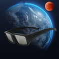 thumbnail image 3 of Paquete de 1/2/3/5 gafas de eclipse solar gafas de sol con certificación ISO gafas de visión de eclipse solar protección ocular segura para visión directa del sol, 3 of 7