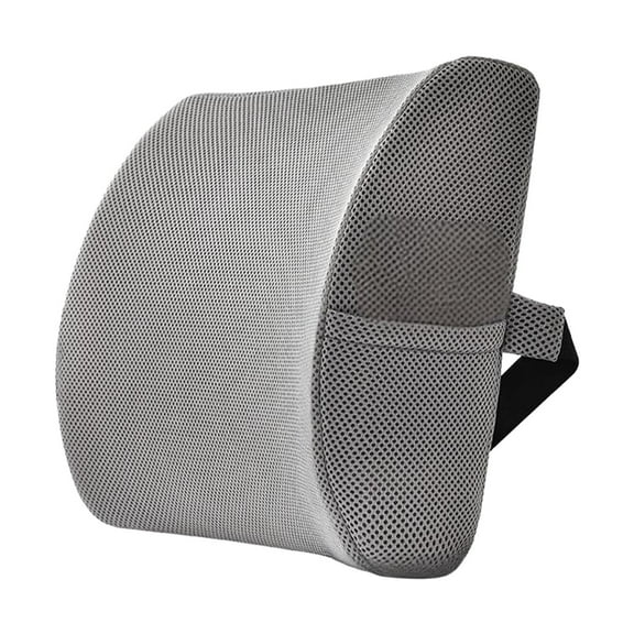 Support Pillow Office Back Support Cushion Memory Foam Ergonomic Design Breathable Mesh for Office Car Home Use