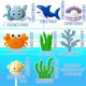 thumbnail image 2 of Juego de 8 piezas para decorar tartas BACH AND BOUJEE Ocean Animal, 2 of 7