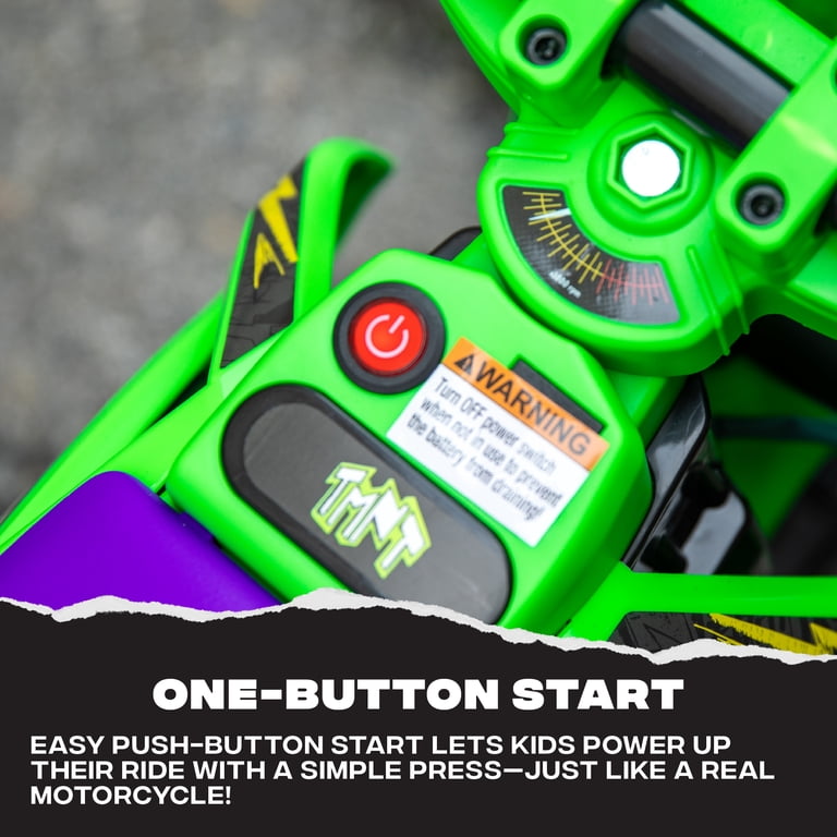 Dynacraft Teenage Mutant Ninja Turtles Motorcycle Ride-On 12V