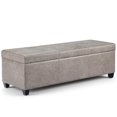 thumbnail image 1 of Banc ottomane de rangement Franklin, 1 of 8