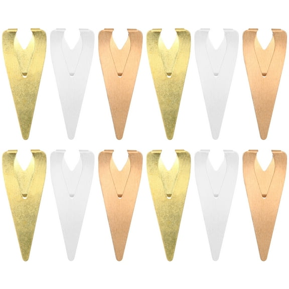 12Pcs Book Darts Metals Bookmakers Book Markers Brass Page Darts Book Lovers Gift