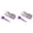 Purple, variant on 2 in 1 Detachable Handle Massage Ball Roller Portable Muscle Roller Tool for Shoulders Neck Back Waist Legs Fitness Yoga Massage Ball for Home Gym Travel Post Workout Use Compact Self Massage
