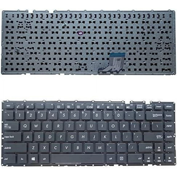 New US Black Laptop Keyboard (Without Frame) Replacement for ASUS K401L A401 A401L K401 K401LB MP-13K83US-9206