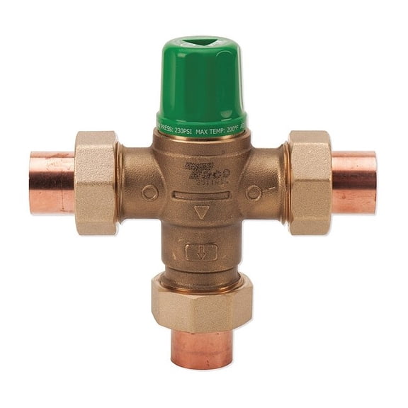 Taco Mixing Valve, Forged Brass, 1 to 20 gpm 5003-C3