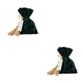 thumbnail image 3 of Wosthever Candy Drawstring Bag Chocolates Juguetes Favores Regalos Organizador Paquete Bolsa Azul oscuro 2piezas, 3 of 6
