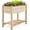 Natural Wood, variant on BarefHaven 34" Raised Garden Bed with Legs, Wooden Planter Box, 1Pcs | Elevated wooden planter with sturdy fir wood frame & storage shelf.Saves back & knees.Drainage holes protect plants.