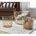 thumbnail image 3 of Better Homes & Gardens Large Poly Rattan Storage Basket with Handles, 3 of 5