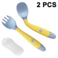 thumbnail image 1 of Baby Utensils Spoons Forks With Travel Safe Case For Babies, 1 of 4