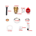 thumbnail image 2 of 10X Carburetor Repair Kit with FLOAT 4-15 PS for Johnson Evinrude 398453 Repair, 2 of 7