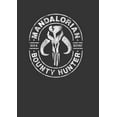 thumbnail image 2 of Men's Star Wars: The Mandalorian Seek & Destroy Stamp Graphic Tee Charcoal Heather X Large, 2 of 4